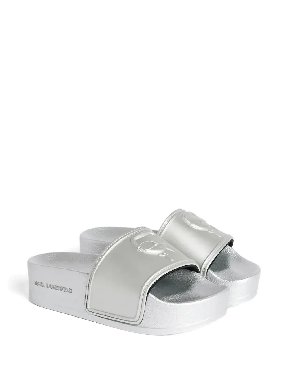 Karl Lagerfeld Kondo 2.0 slides Silver