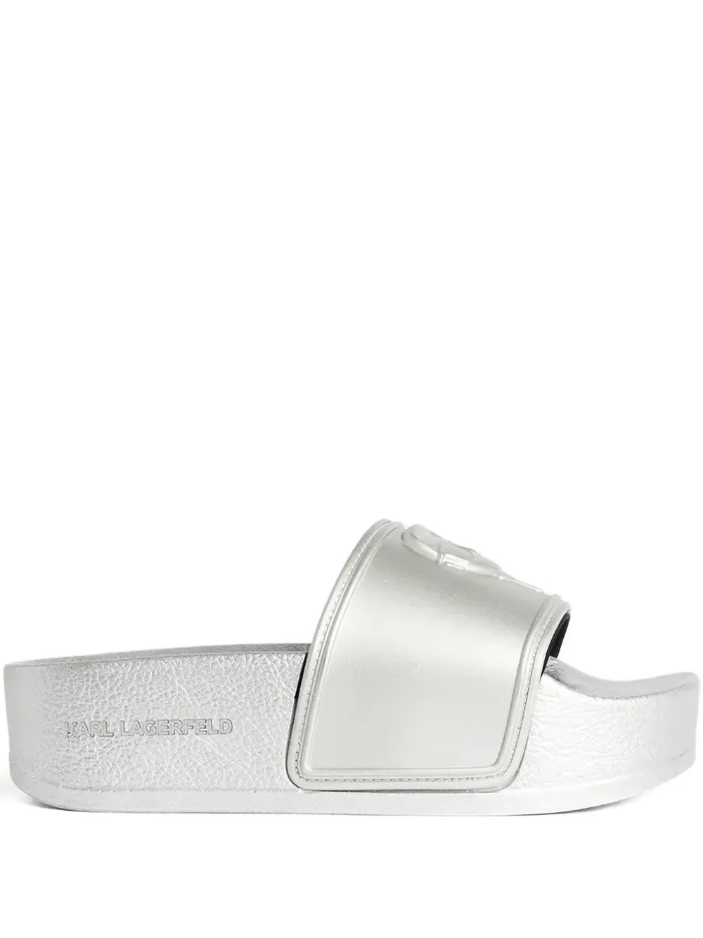 Karl Lagerfeld Kondo 2.0 slides Silver