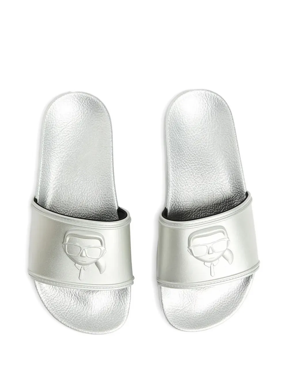 Karl Lagerfeld Kondo 2.0 slides Silver