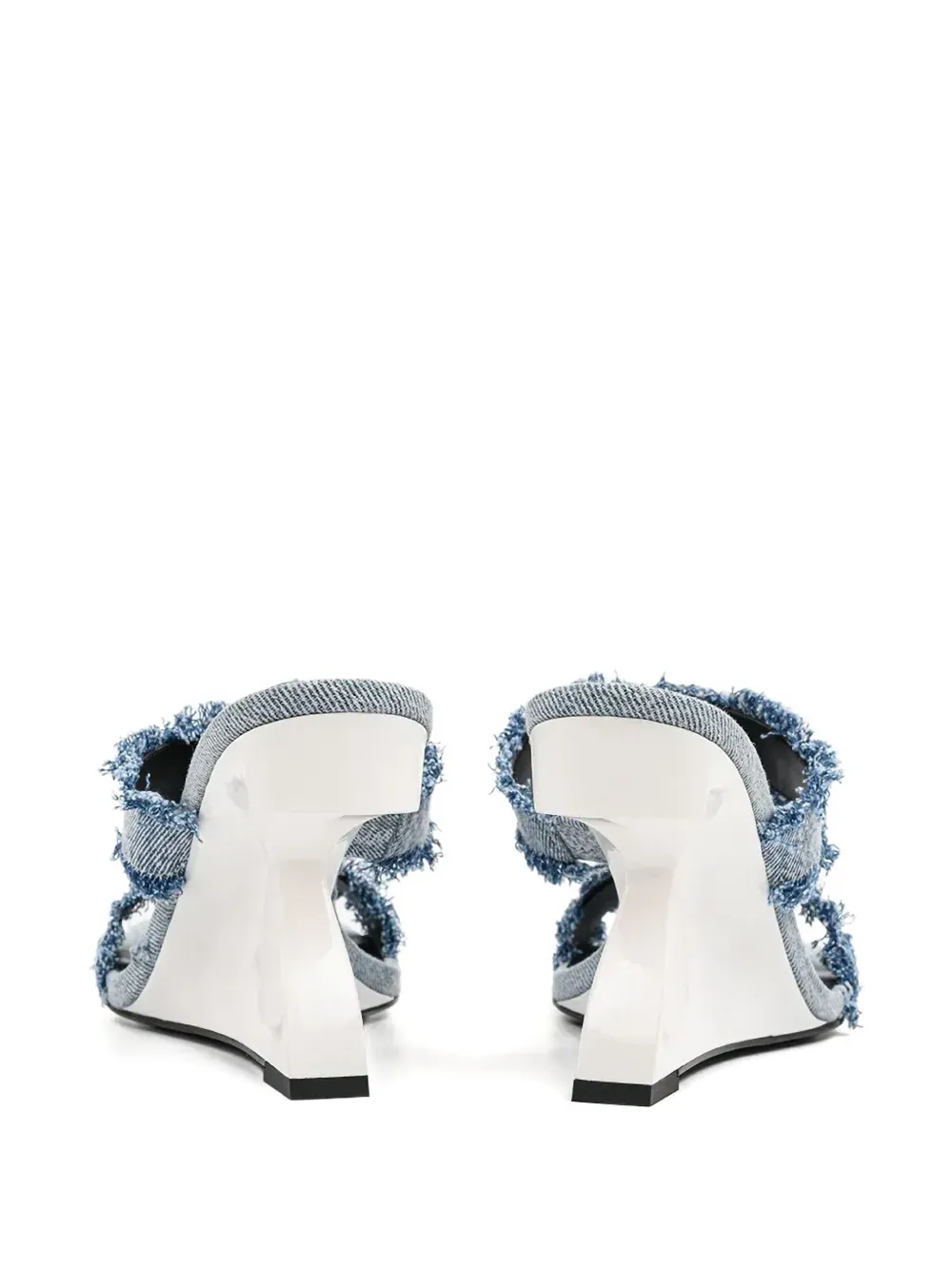 Karl Lagerfeld 90mm Waverly mules Blue