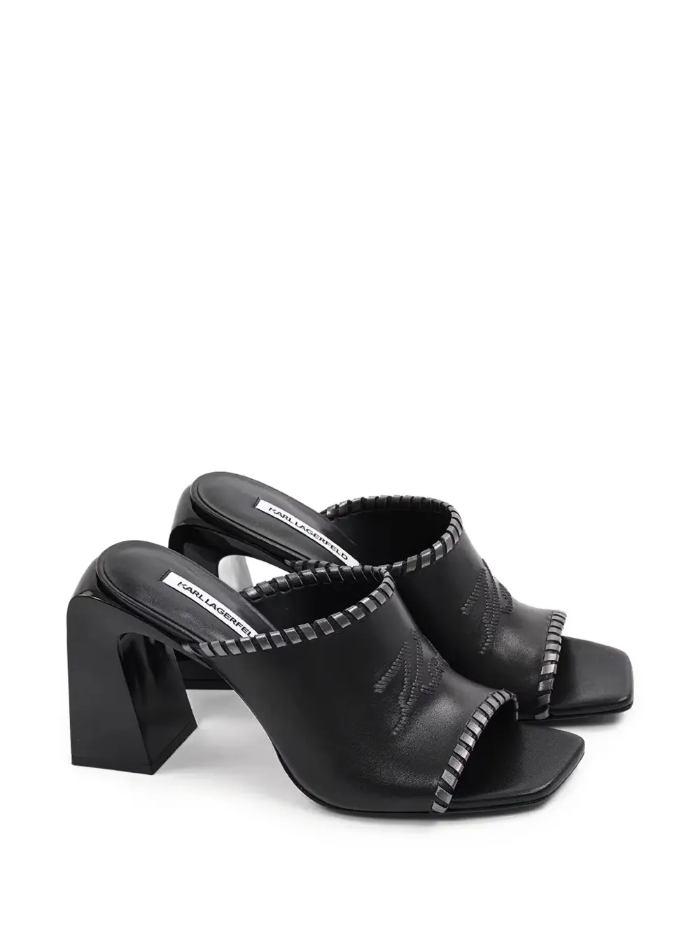 Karl Lagerfeld 90mm Astra Nova sandals Black