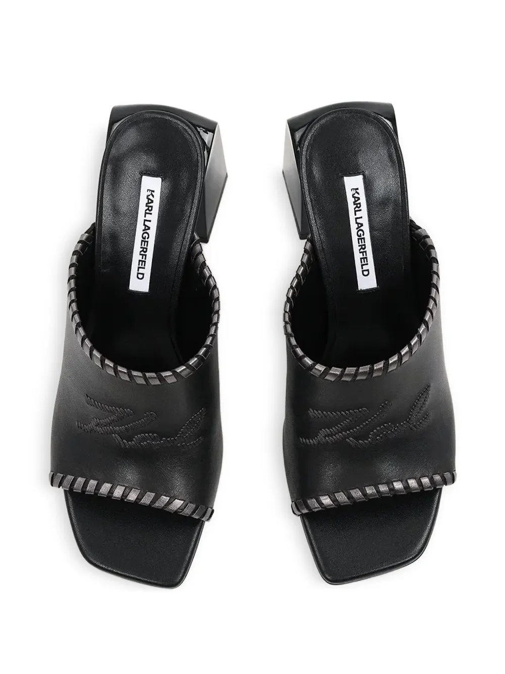 Karl Lagerfeld 90mm Astra Nova sandals Black