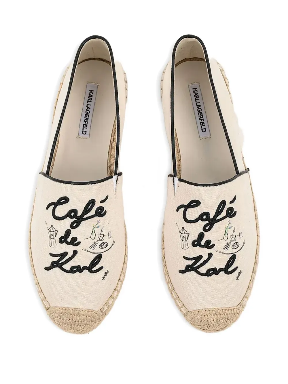 Karl Lagerfeld Kamini Duo espadrilles Neutrals