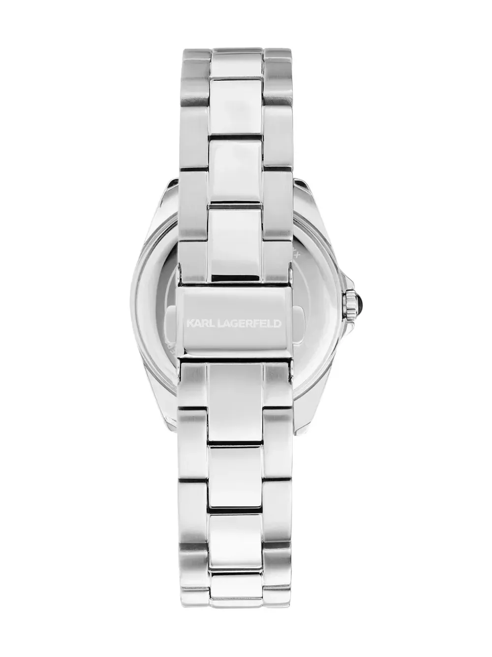Karl Lagerfeld Round Essentials 35mm In Metallic