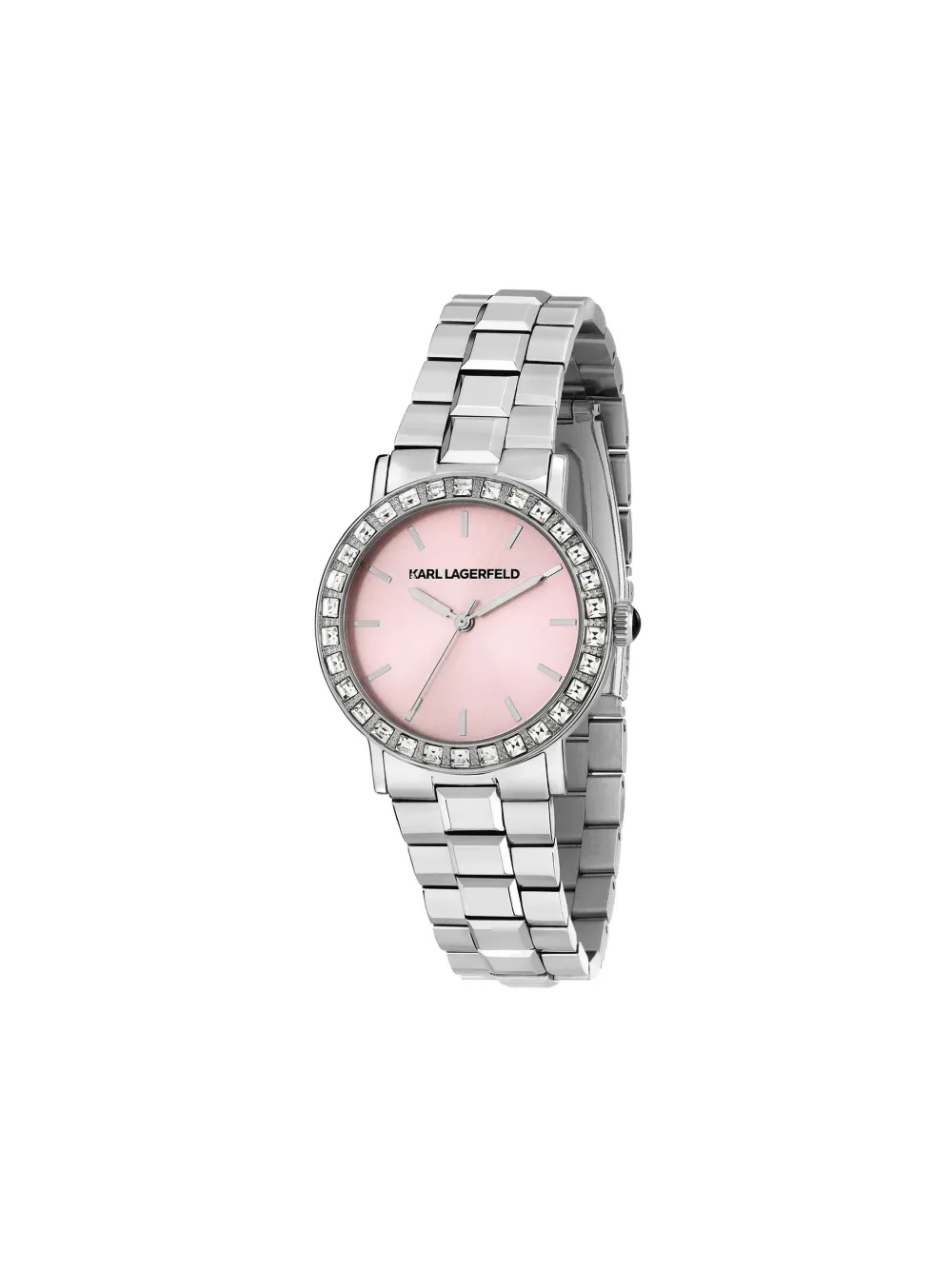 Karl Lagerfeld Crystals 34mm Watch - Rosa