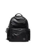 Karl Lagerfeld textured nylon zip backpack - Black