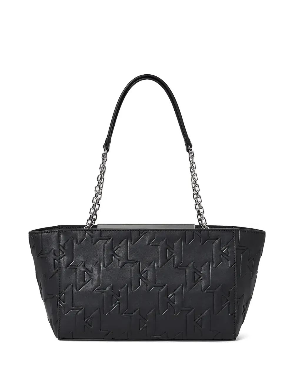 Karl Lagerfeld Schoudertas met logo-reliëf - Zwart