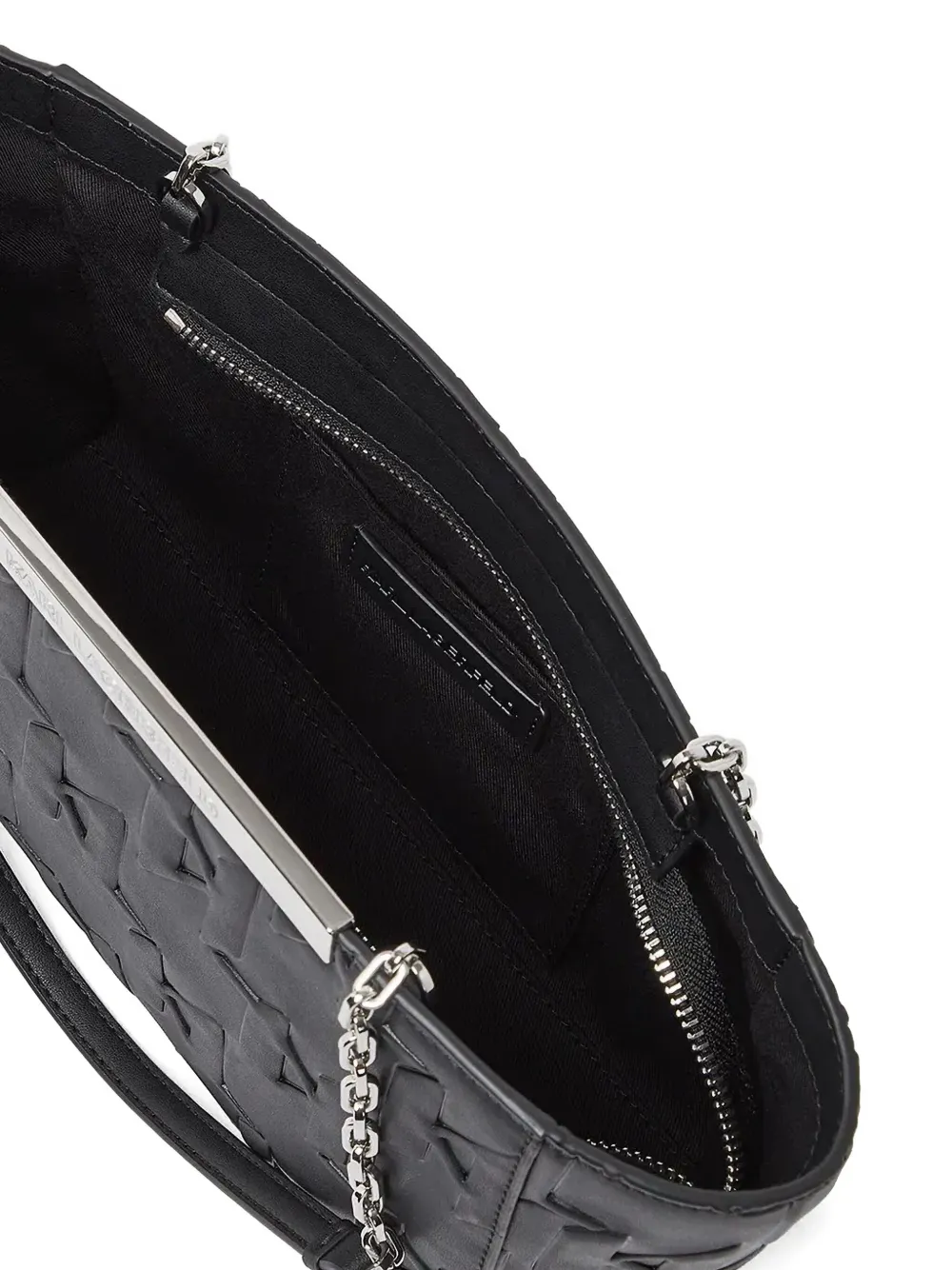 Karl Lagerfeld Schoudertas met logo-reliëf Zwart