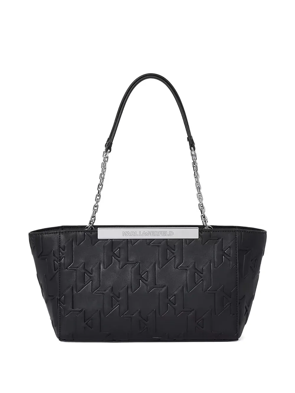 Karl Lagerfeld logo-embossed tote bag | Black | Image 1