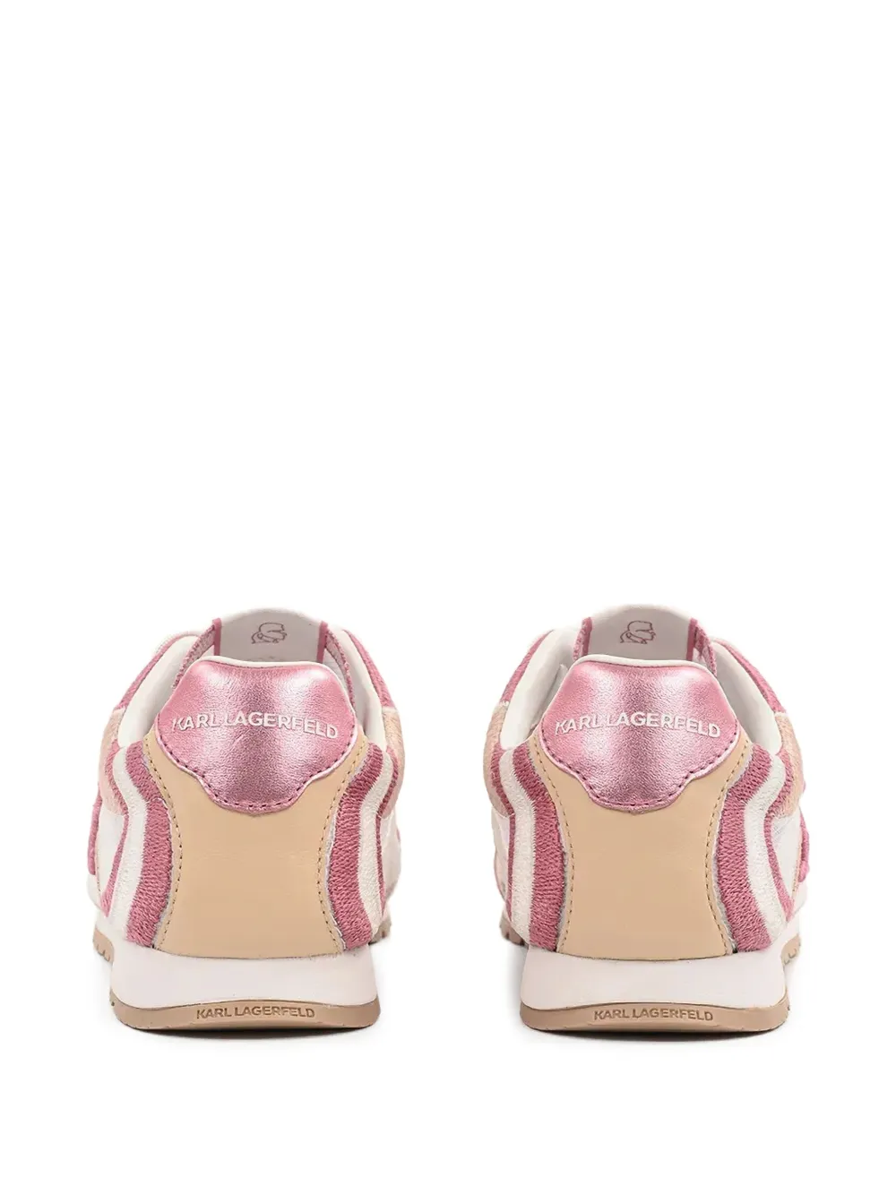 Karl Lagerfeld lace-up sneakers Pink