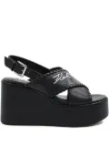 Karl Lagerfeld 120mm Wendy sandals - Black