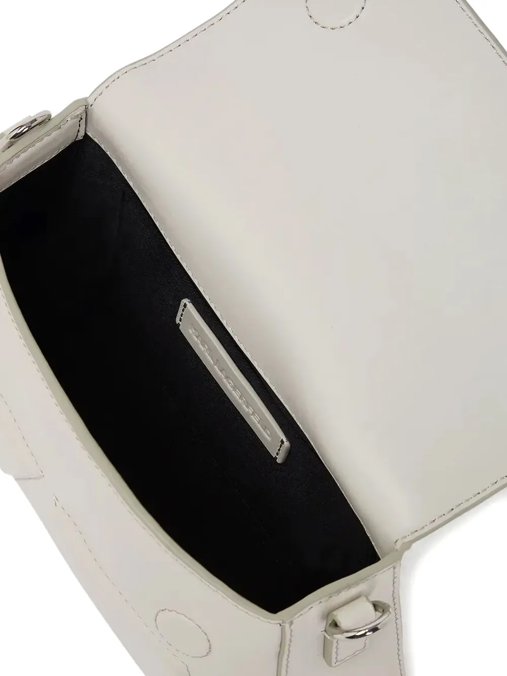 Karl Lagerfeld Ikon K kleine schoudertas Beige
