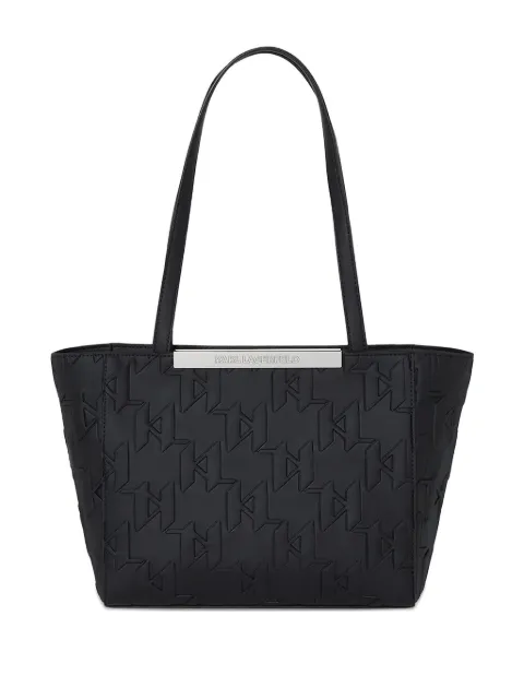 Karl Lagerfeld logo-embossed tote bag