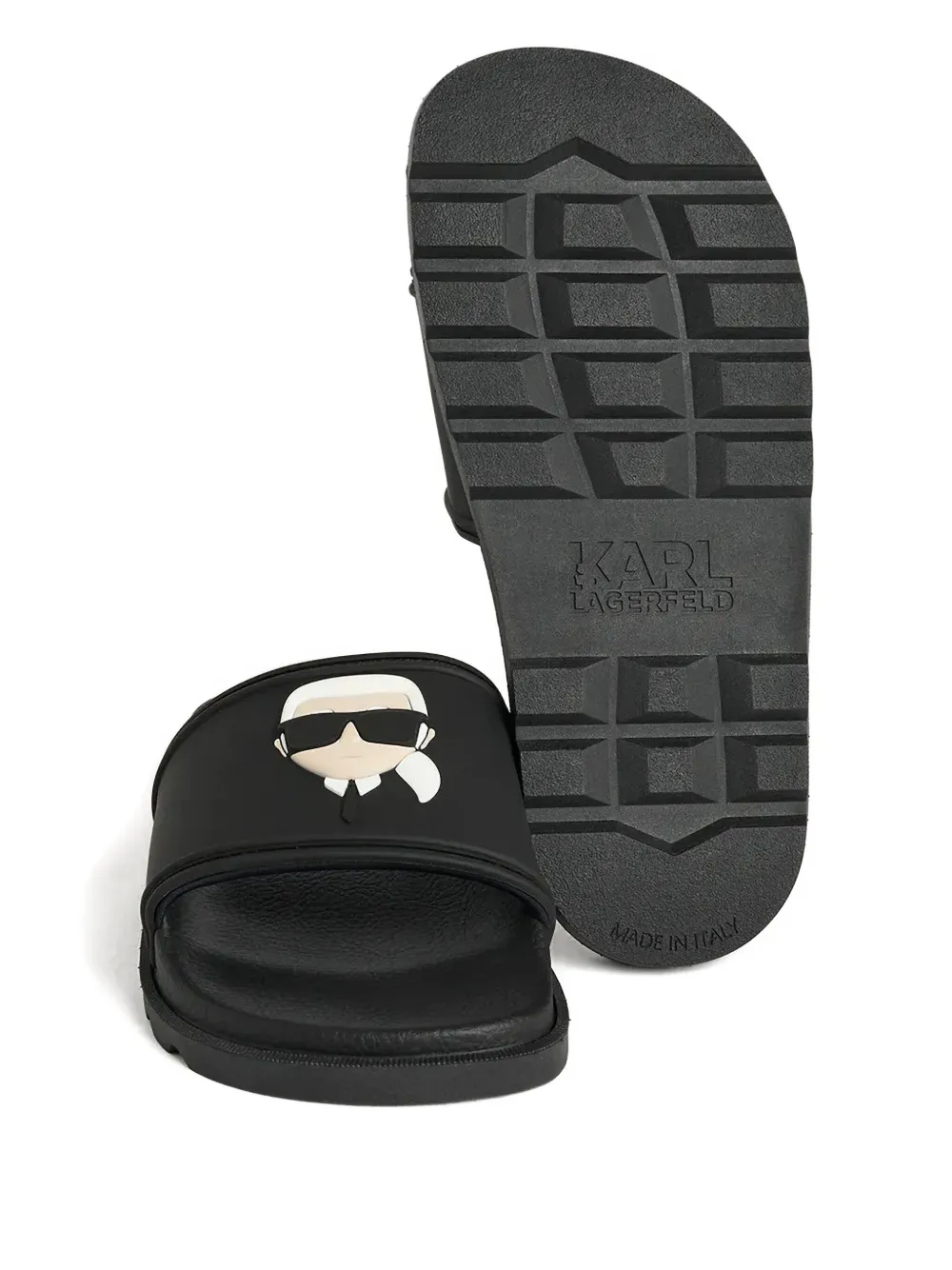 KARL LAGERFELD IKON KONDO POOL SLIDES