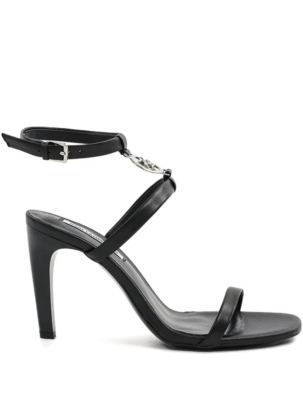 Karl Lagerfeld 90mm logo-plaque sandals Zwart