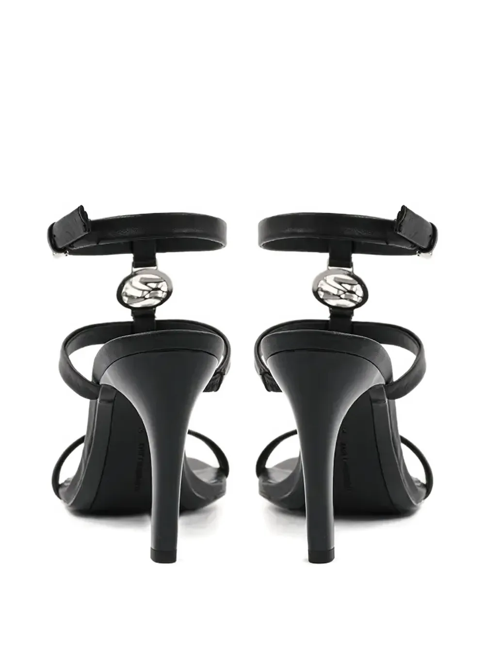 Karl Lagerfeld 90mm logo-plaque sandals Black