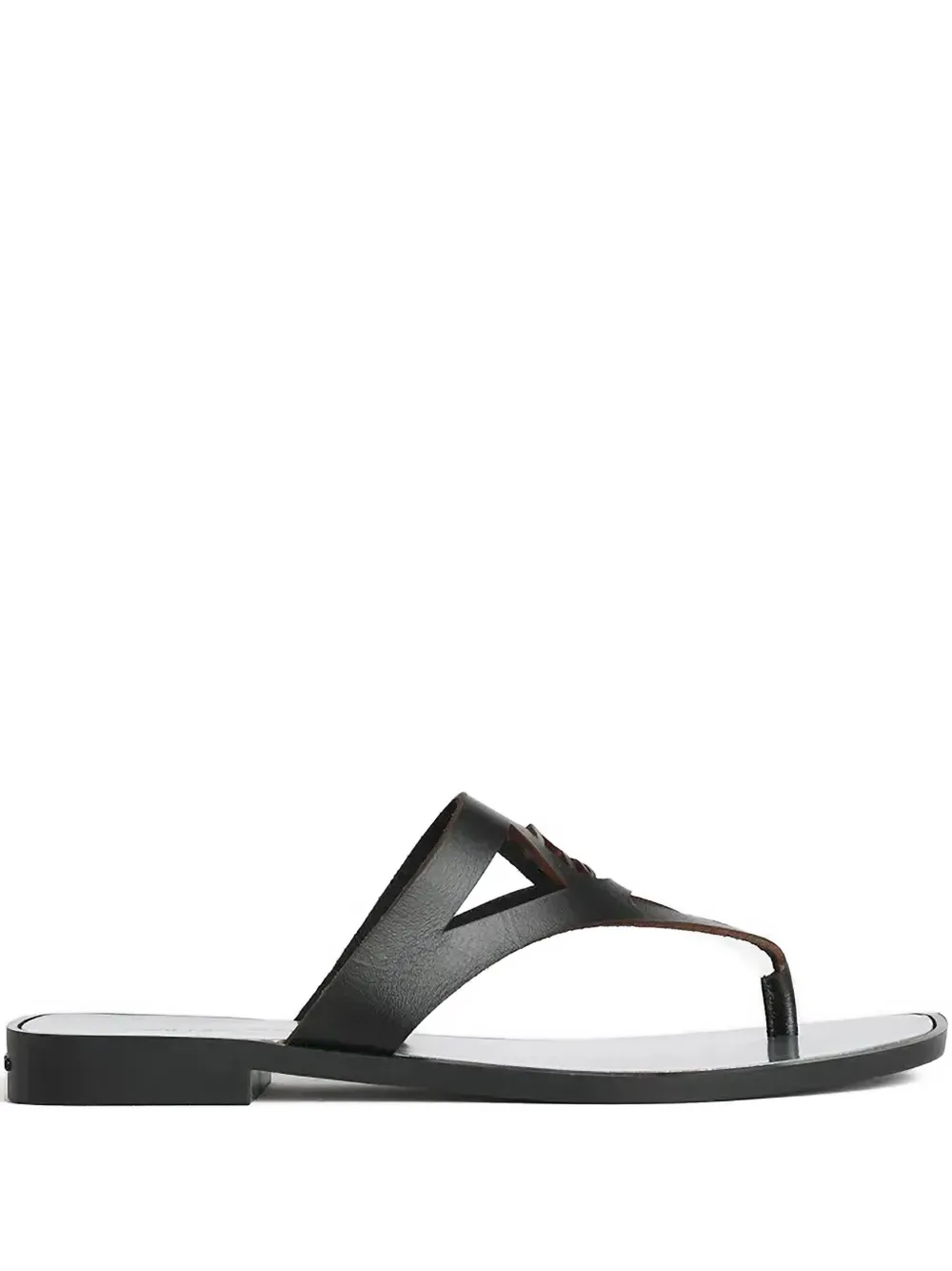 Karl Lagerfeld T-bar flat sandals Black