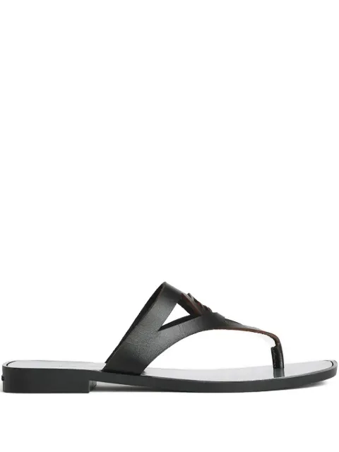 Karl Lagerfeld sandalias con barra en T