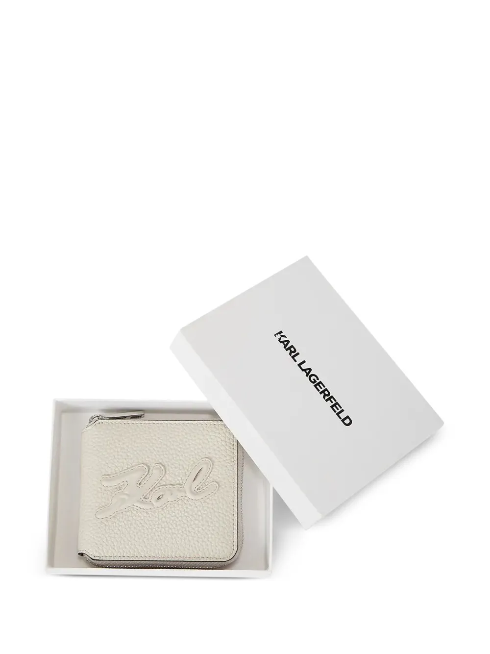 Karl Lagerfeld K Skuare portemonnee Wit