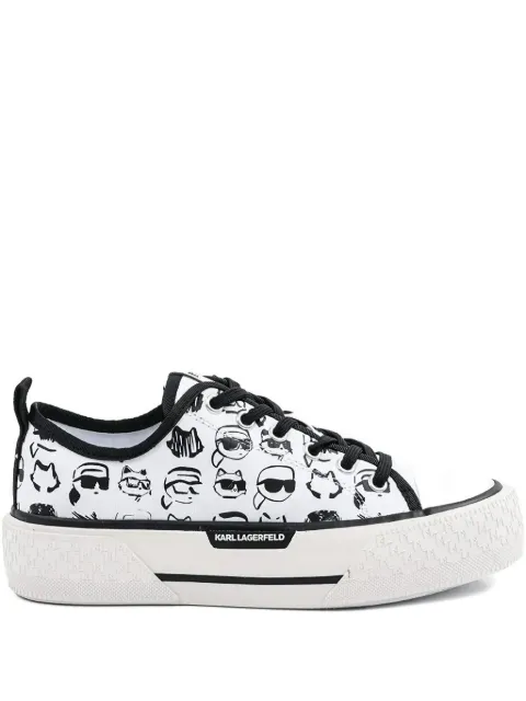 Karl Lagerfeld patterned sneakers