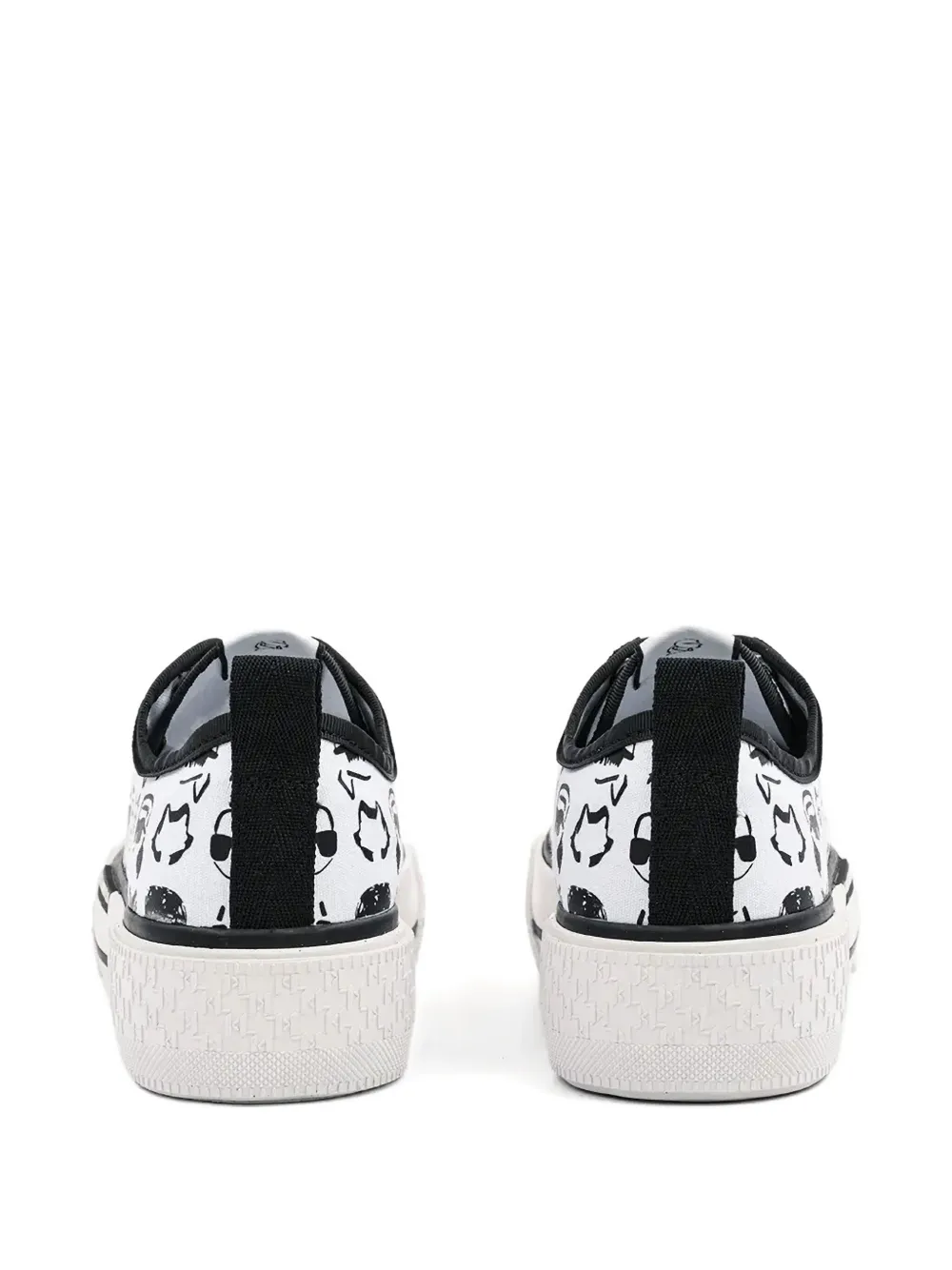 Karl Lagerfeld patterned sneakers White