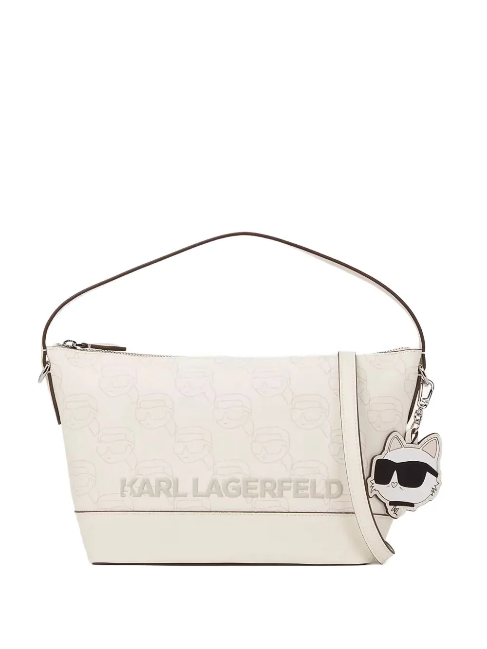 Karl Lagerfeld Ikon cross body bag - 1UD Off White NFT All Over Print Karl Lagerfeld Ikon cross body bag - 1UD Off White NFT All Over Print