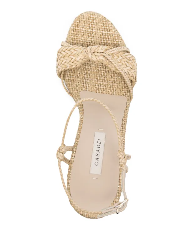 Casadei Wedge Sandals | Neutrals | FARFETCH