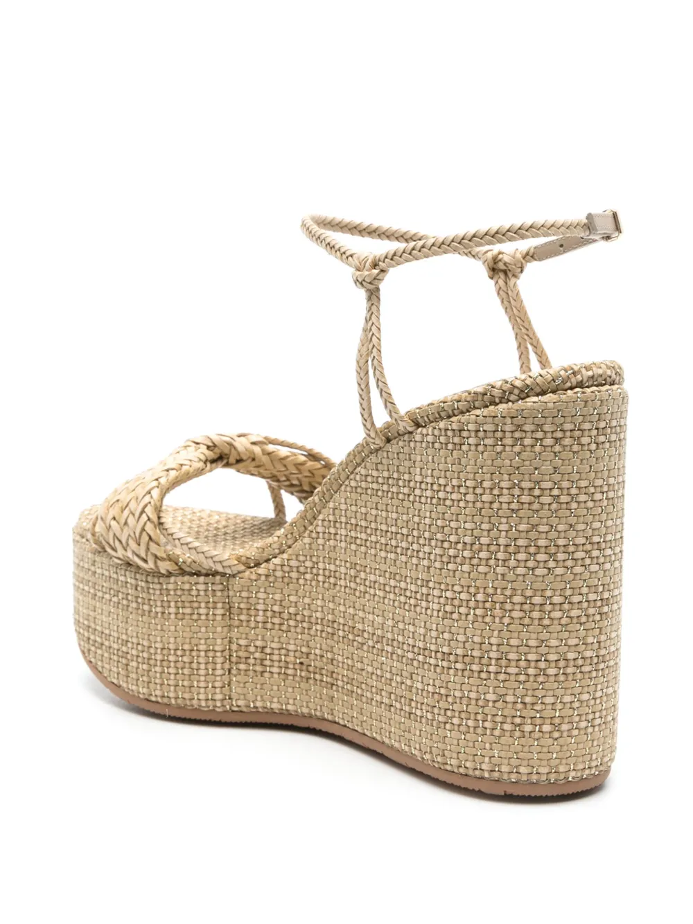 Casadei wedge sandals Neutrals