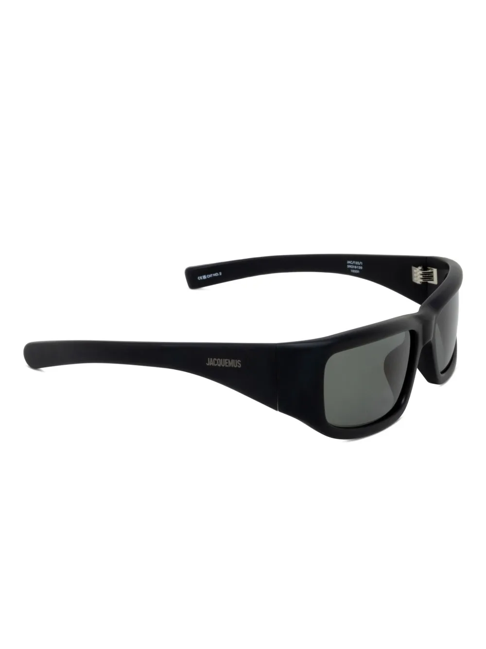 Jacquemus AERO Matt Metallic Black Zwart