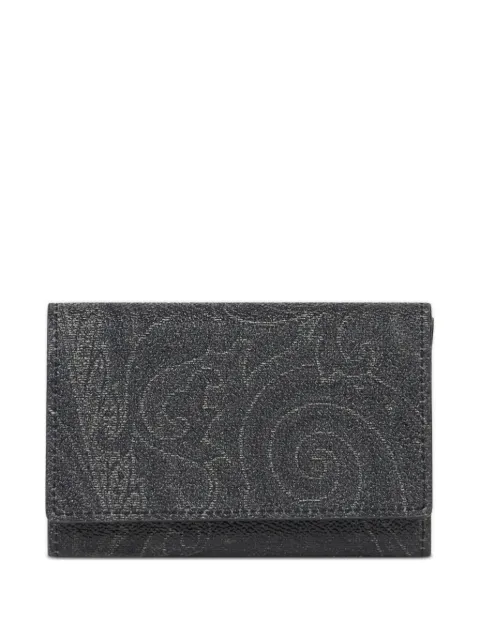 ETRO cartera con estampado de cachemira