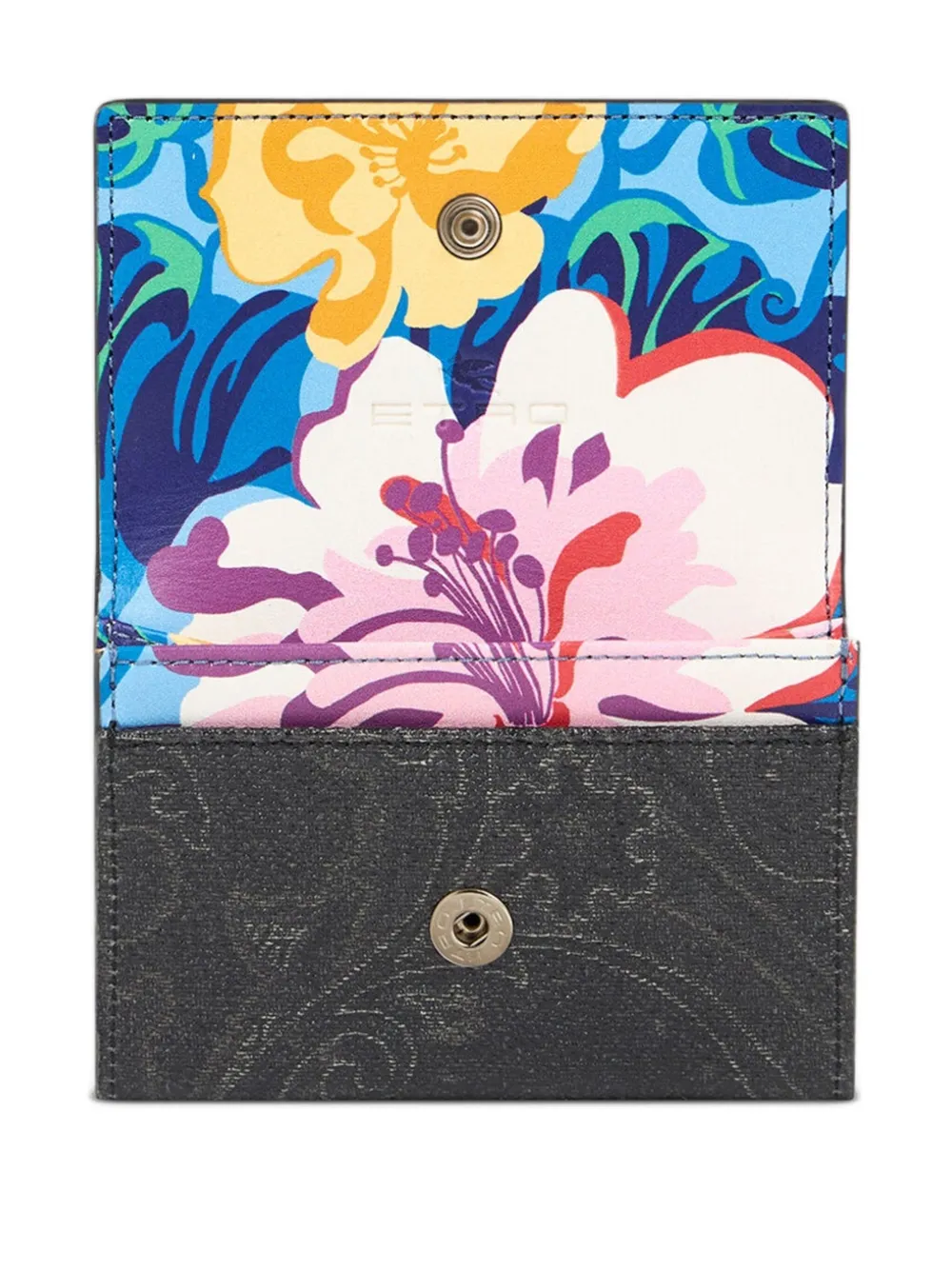 ETRO Portemonnee met paisley-print Zwart