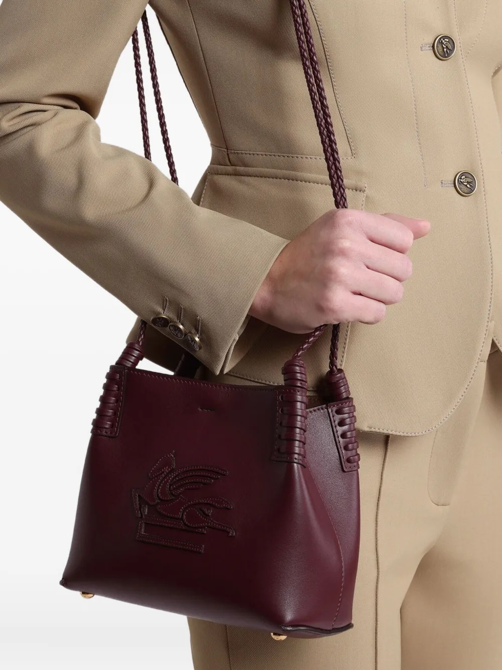 ETRO Libra mini-shopper Rood