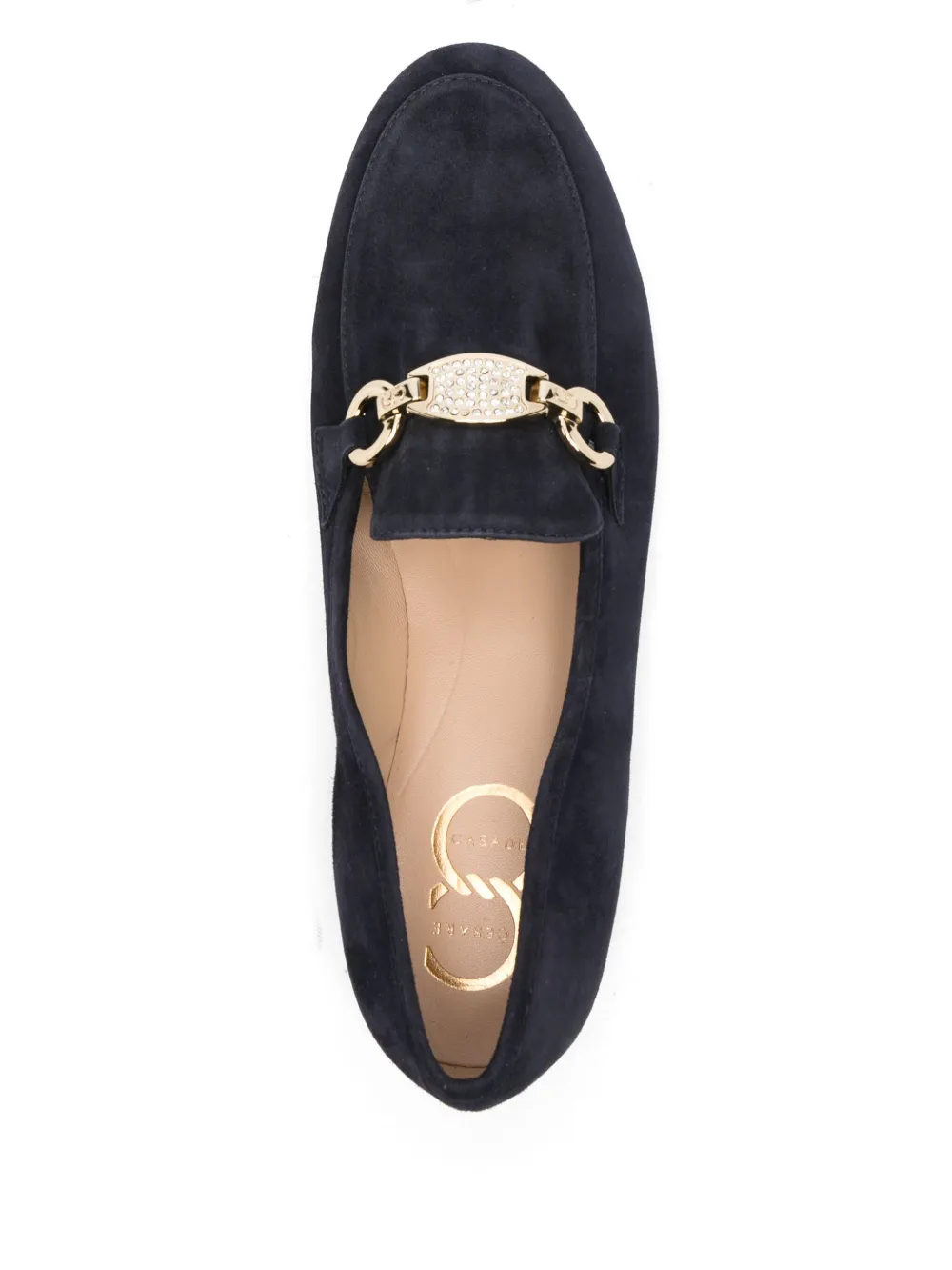 Casadei suede loafers Blue