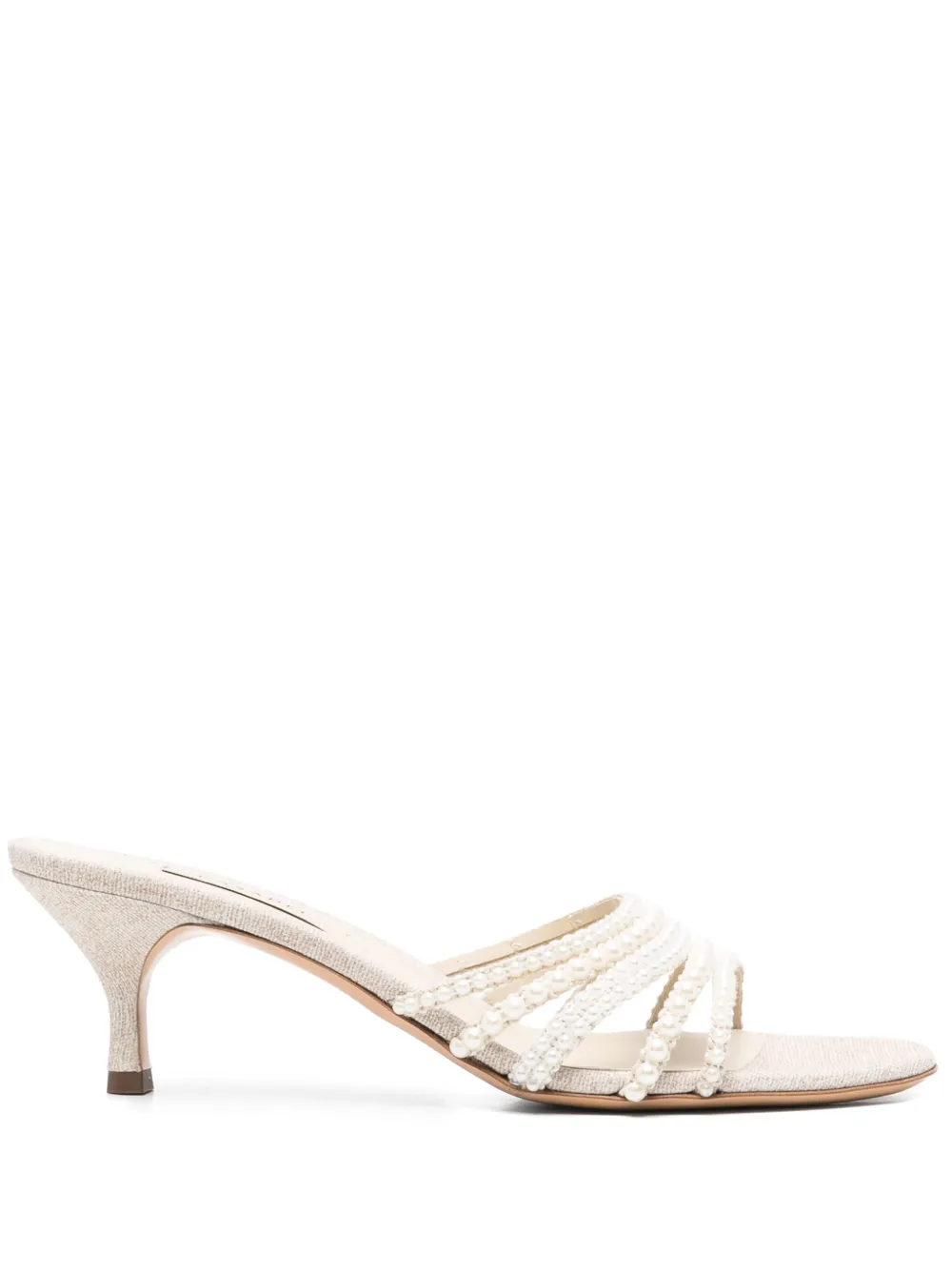 70mm pearl-embellished sandals