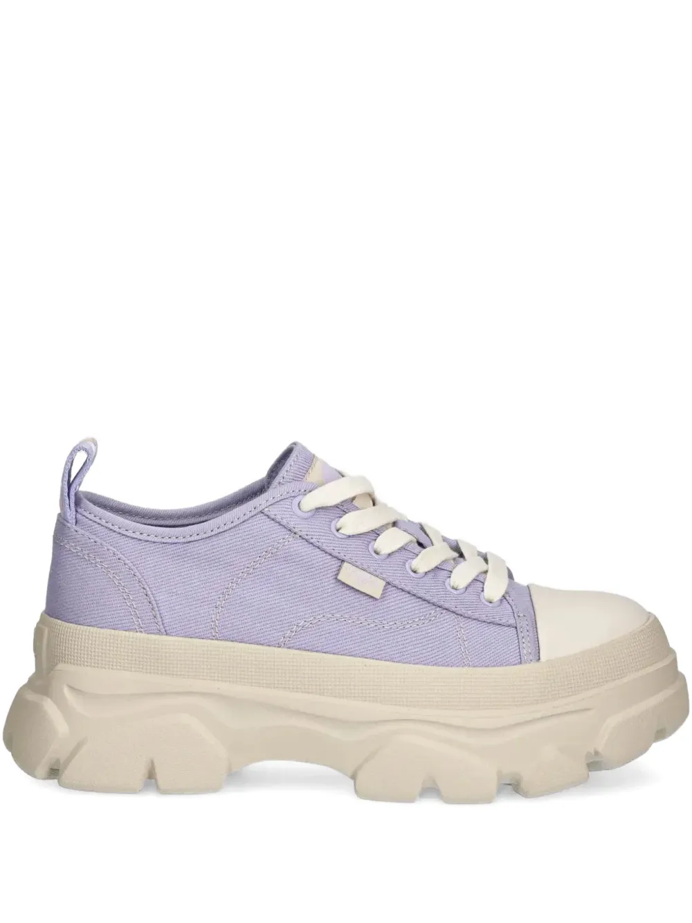 Buffalo chunky-sole canvas sneakers Purple