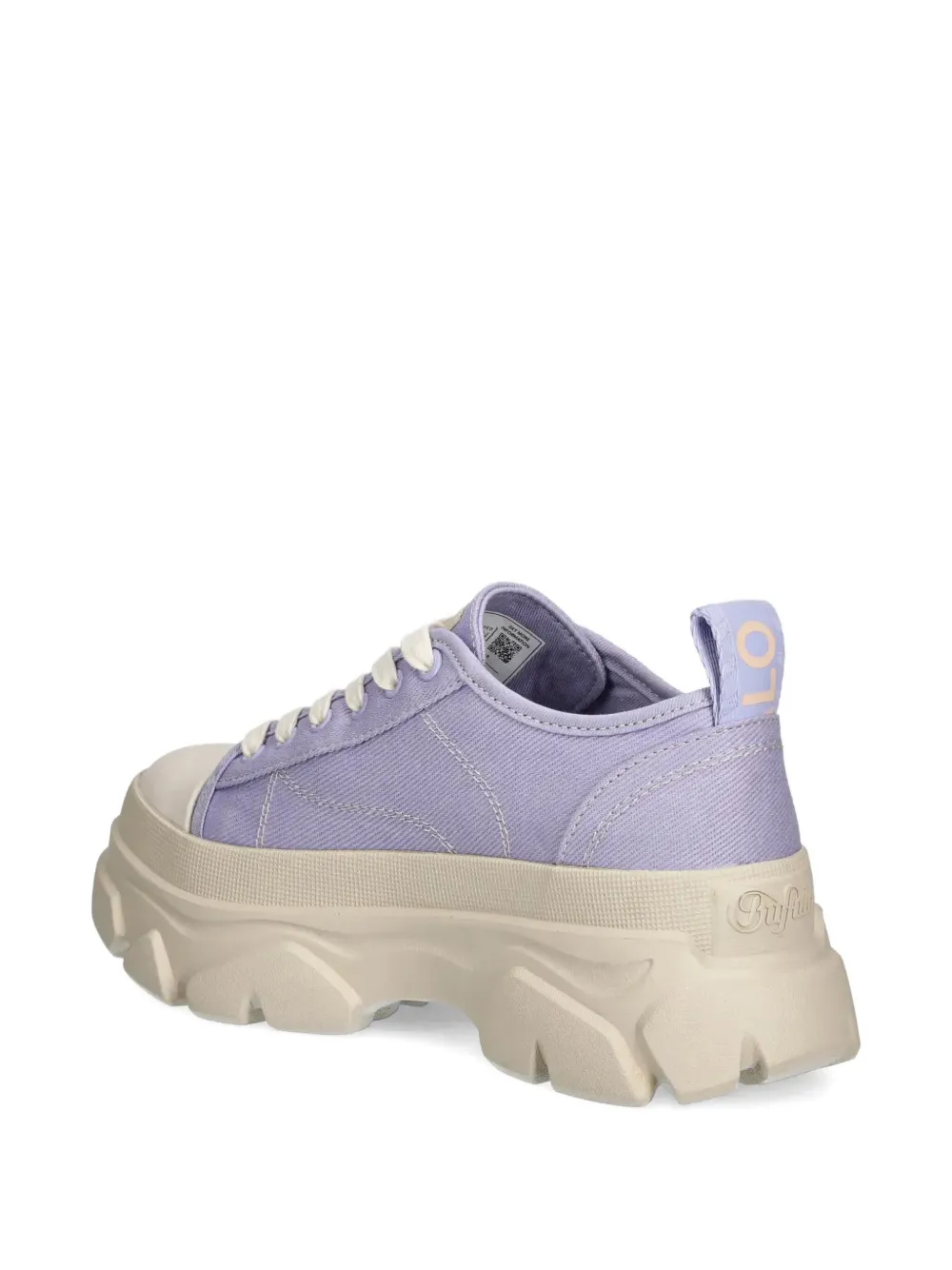 Buffalo Canvas sneakers met chunky zool Paars