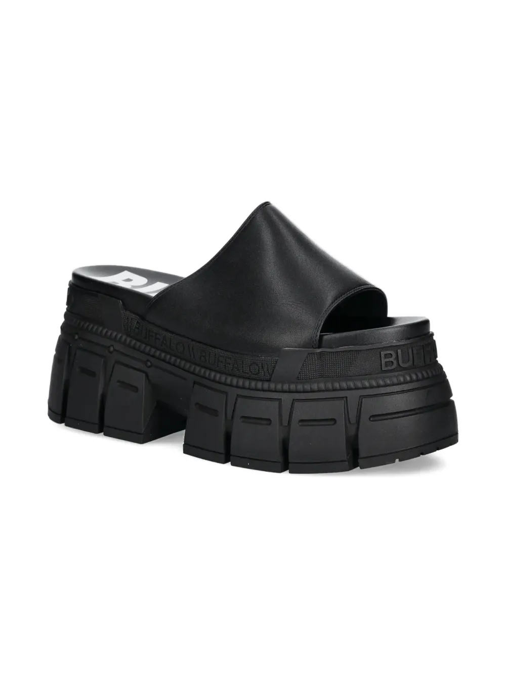 Buffalo 70mm Gospher sandals Black