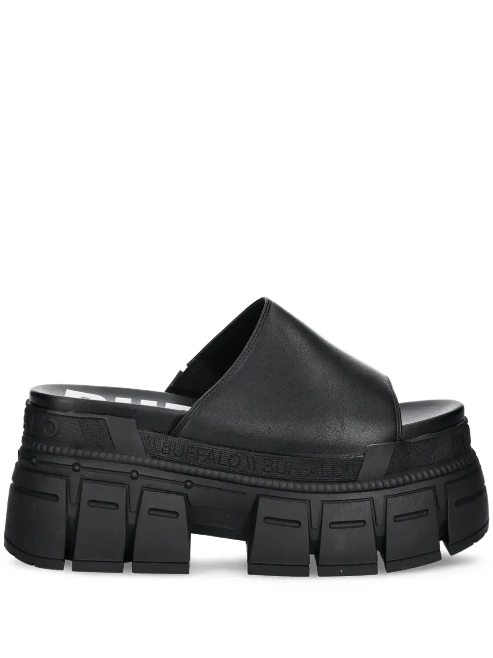 Buffalo 70mm Gospher sandals Black