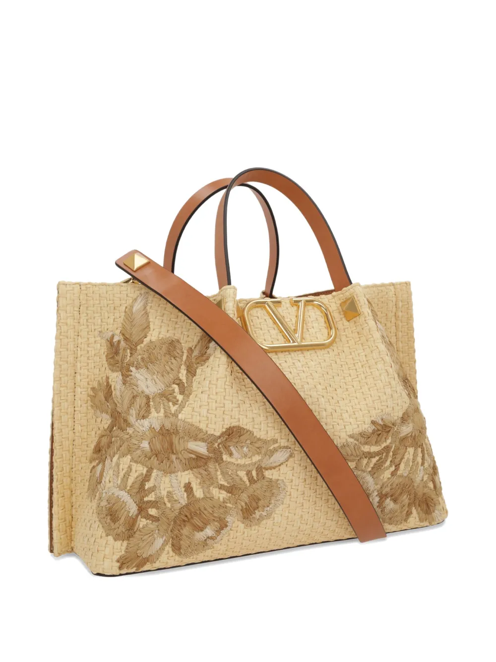 Valentino Garavani VLogo Signature shopper Beige
