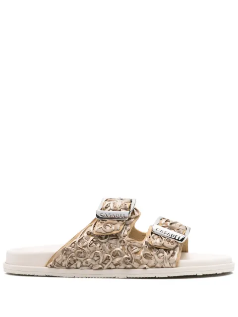 Casadei double-buckle sandals 