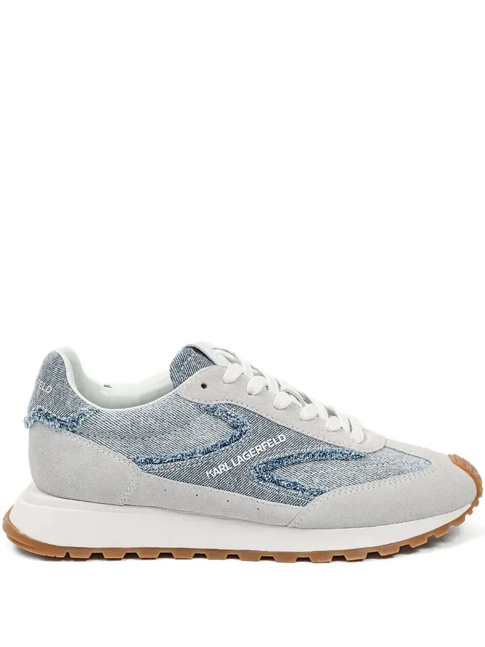 Karl Lagerfeld lace-up sneakers - ブルー Karl Lagerfeld lace-up sneakers - ブルー