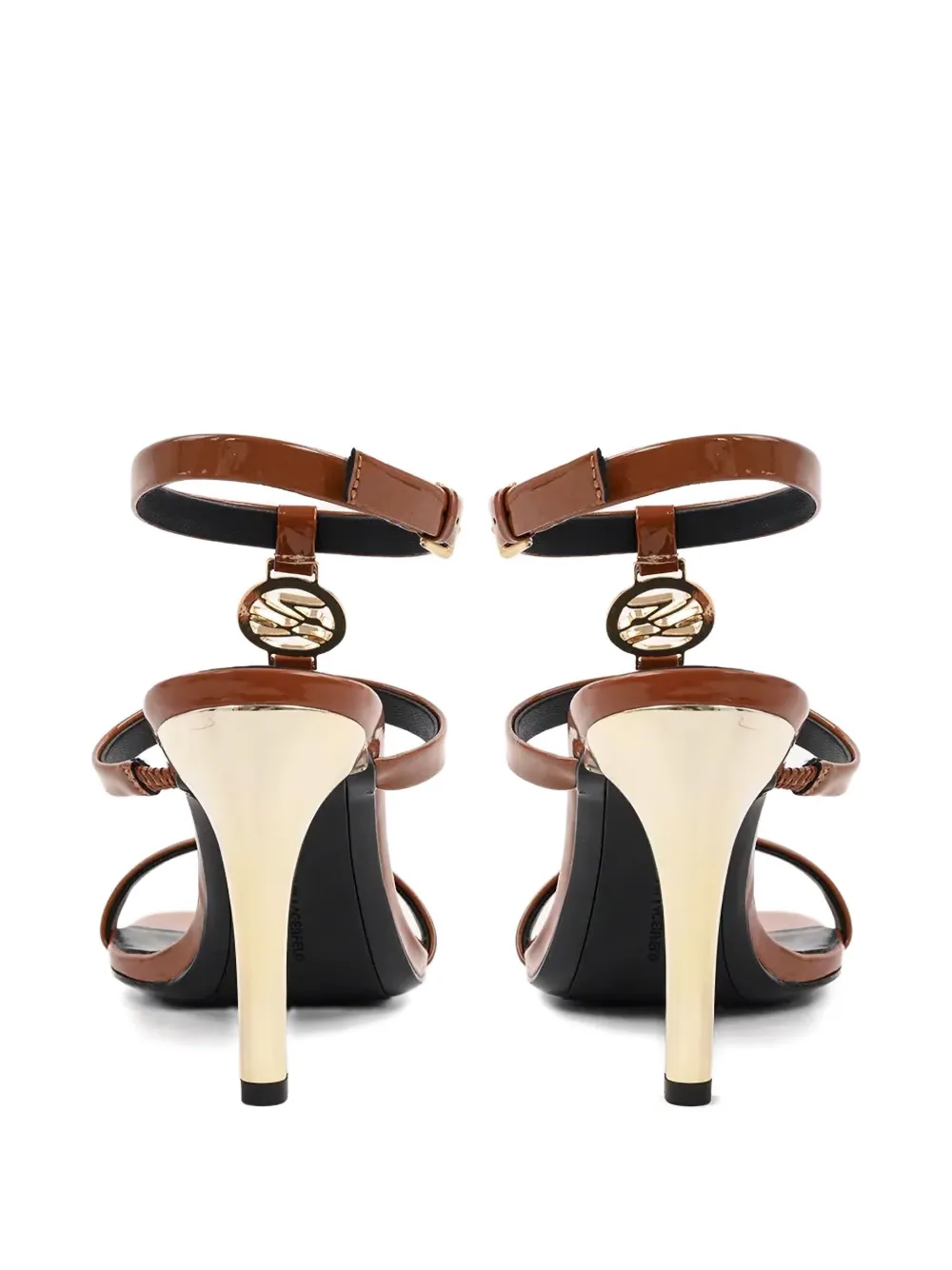 Karl Lagerfeld Belvia strappy high-heel sandals Brown