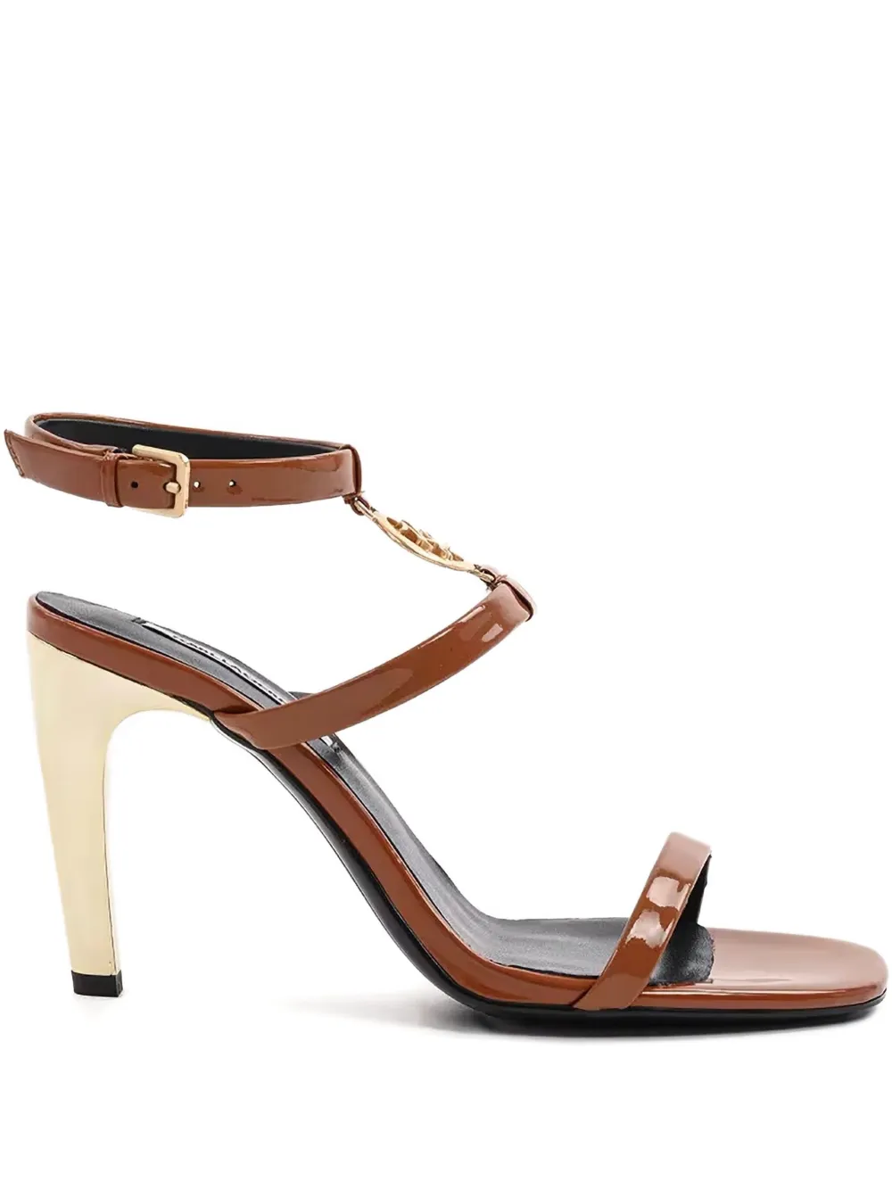 Karl Lagerfeld Belvia strappy high-heel sandals Brown