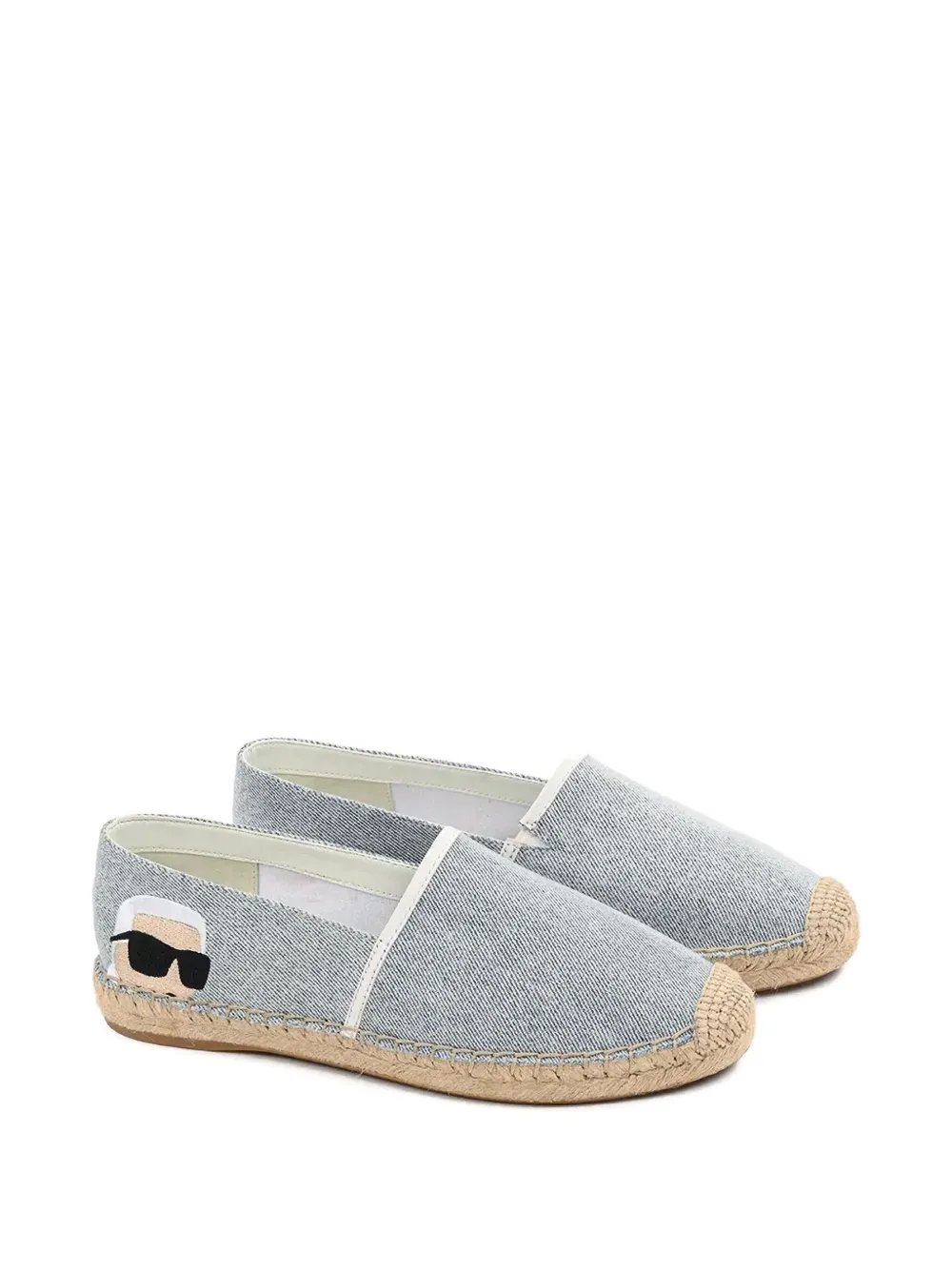 Karl Lagerfeld Ikon NFT espadrilles - Blauw