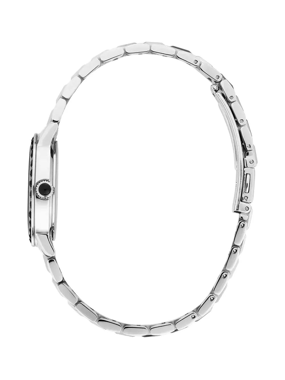 Karl Lagerfeld Crystal-embellished 33mm In Metallic