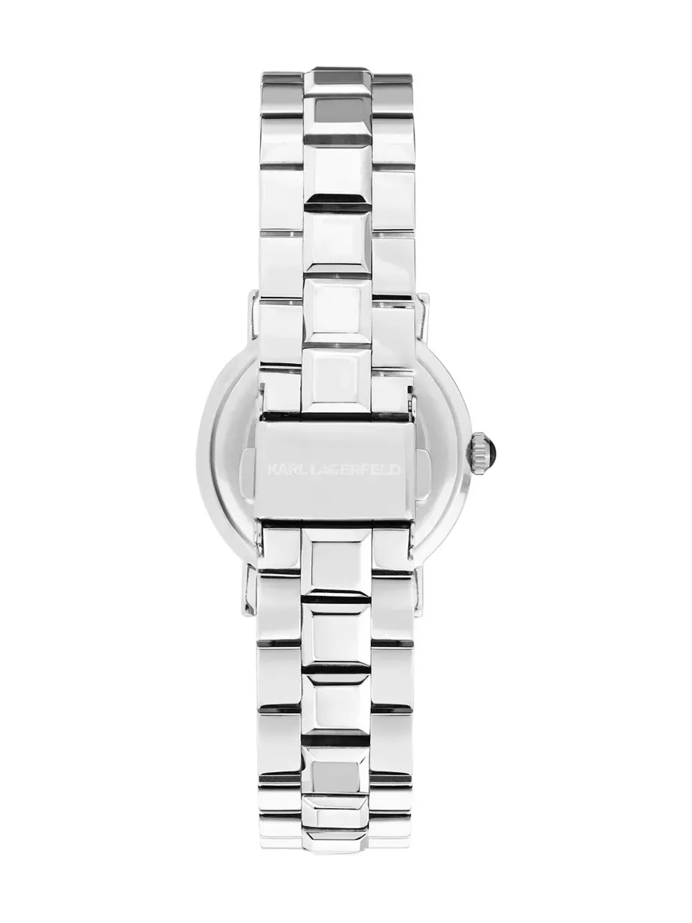 Karl Lagerfeld Crystal-embellished 33mm In Metallic