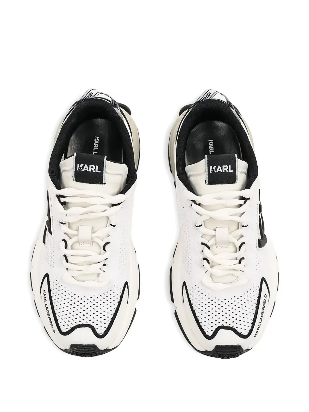 Karl Lagerfeld logo-appliqué sneakers White