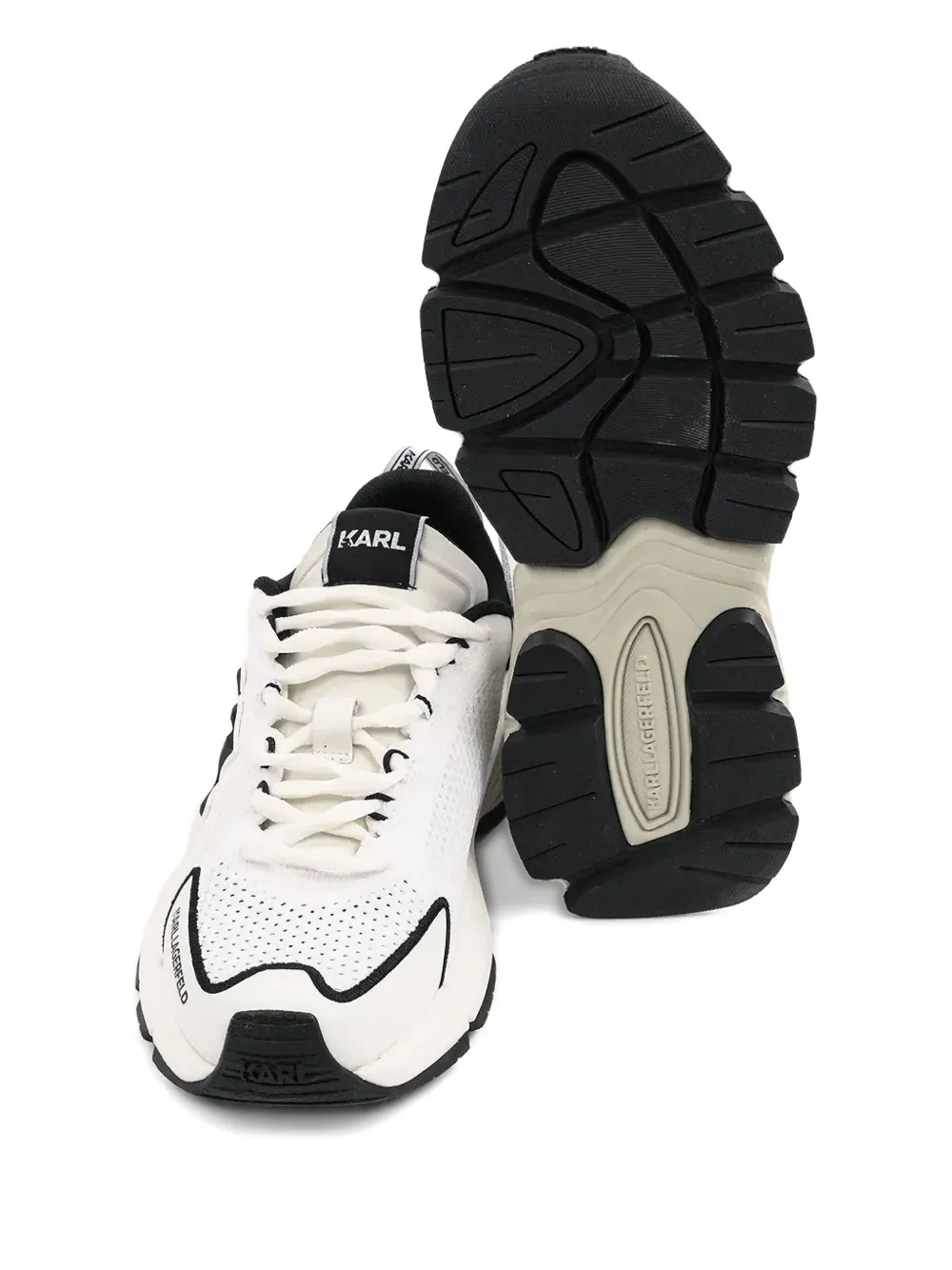 Karl Lagerfeld logo-appliqué sneakers White