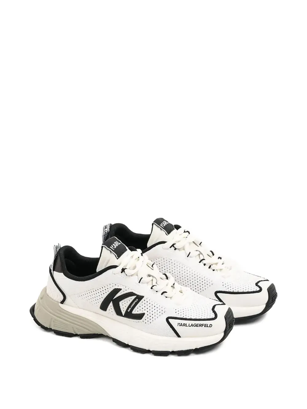 Karl Lagerfeld logo-appliqué sneakers White