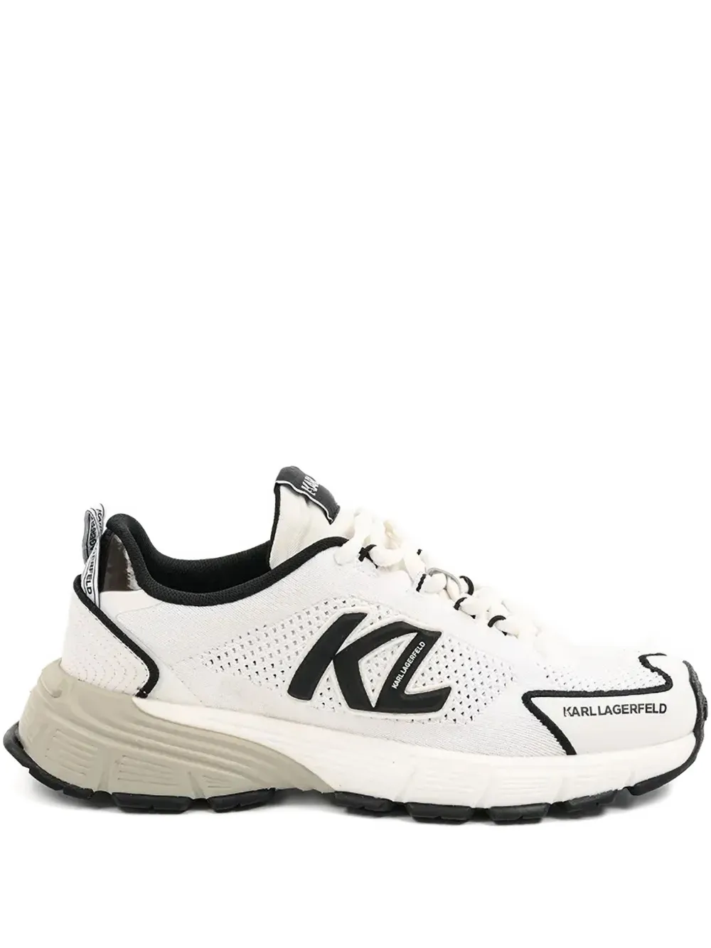 Karl Lagerfeld logo-appliqué sneakers White